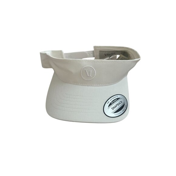 VUORI Women's White Snapback Tennis Visor NEW NWT - Picture 6 of 7